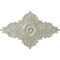 Ekena Millwork Melchor Diamond Ceiling Medallion (Canopies up to 4"), 67 1/4"W x 43 3/8"H x 4"ID x 2"P, Flash Blue CM70X43MLFBS - alternate 1